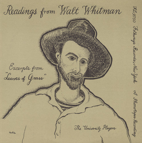 University Players Selections from Walt Whitman's Leaves of Grass - CD Album