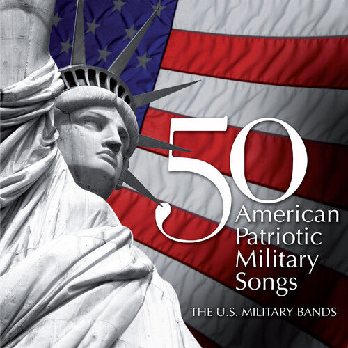 U.S. Military Bands 50 American Patriotic Military Songs - 4-Disc Record Album - Vinyl LP
