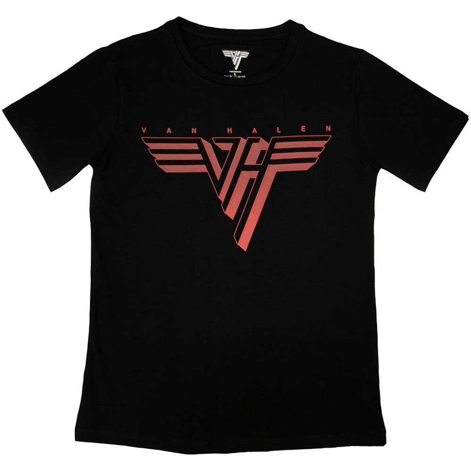 Van Halen Classic Red Logo Black