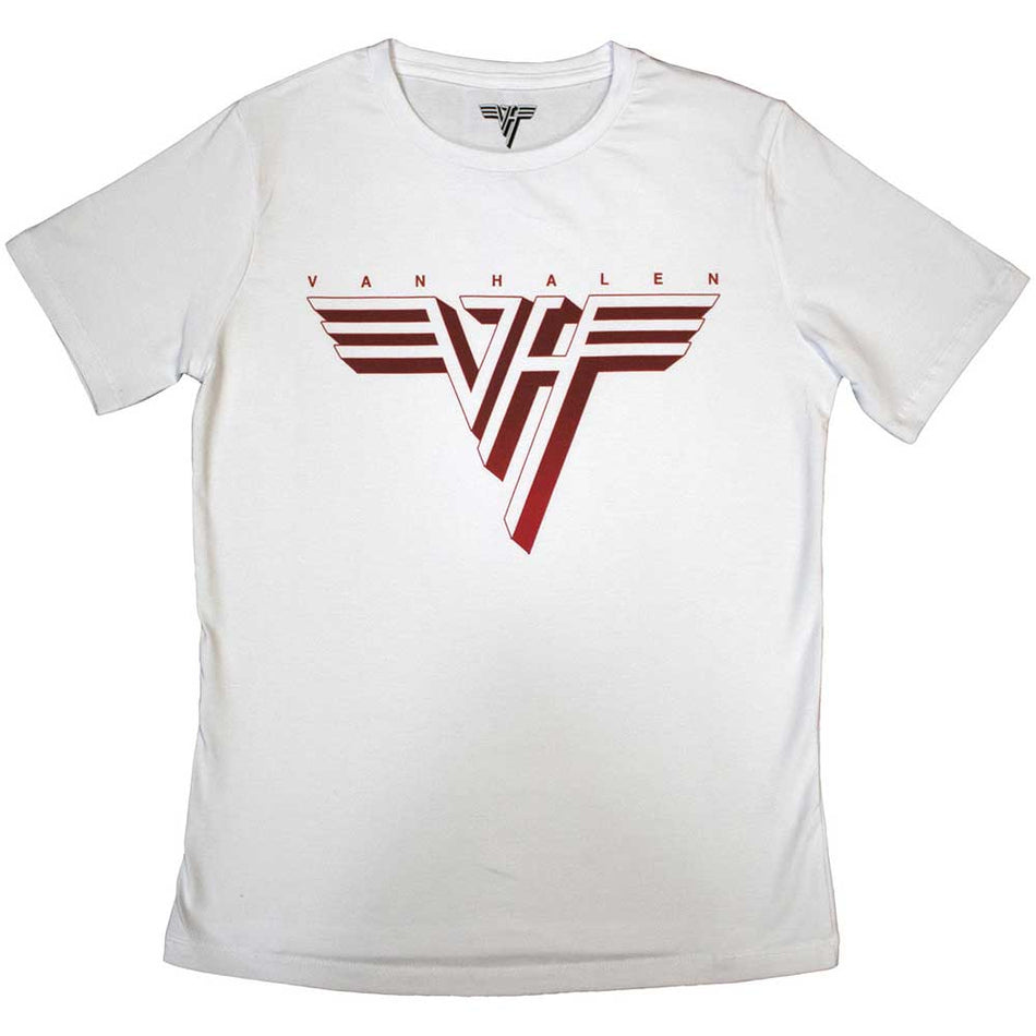 Van Halen Classic Red Logo White