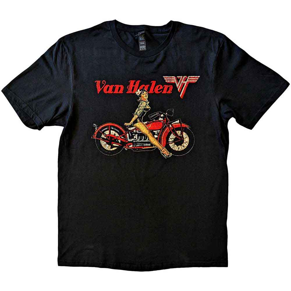 Van Halen Pin-up Motorcycle Black