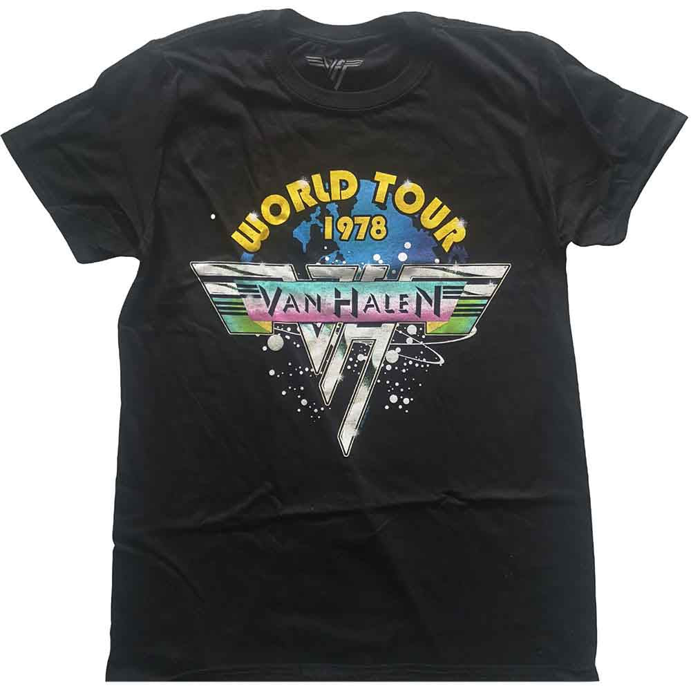 Van Halen World Tour '78 Full Colour Black