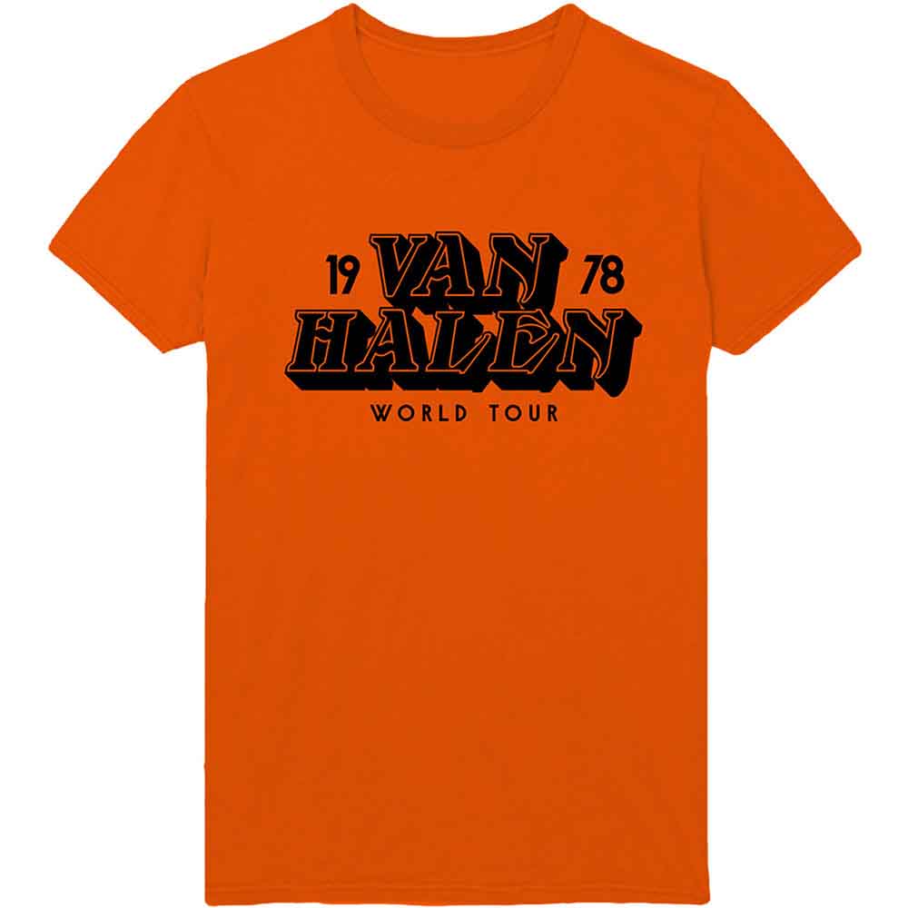 Van Halen World Tour '78 Orange