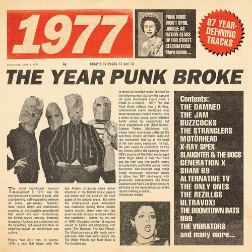 Various Artists 1977: The Year Punk Broke / Various - Triple Disc CD Album