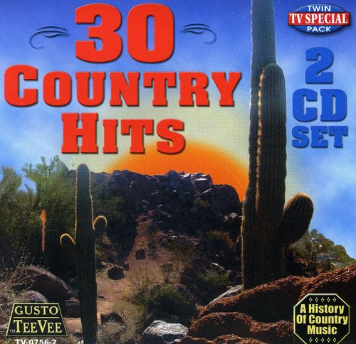 Various Artists 30 Country Hits - 2-Disc CD Album