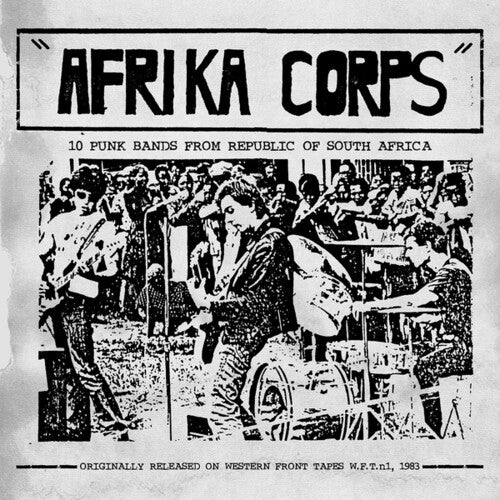 Various Artists Afrika Corps: 10 Punk Bands From Republic Of South Africa - Record Album - Vinyl LP