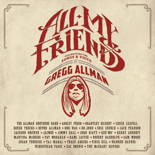 Various Artists All My Friends: Celebrating The Songs & Voice Of Gregg Allman - 4-Disc Record Album - Vinyl LP