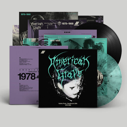Various Artists American Grave - Gothic Punk & Death Rock USA (Various Artists) - Double Record Album - Vinyl LP