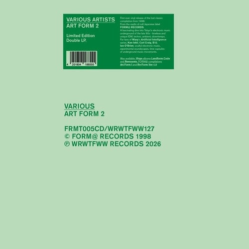 Various Artists Art Form 2 (Various Artists) - Double Record Album - Vinyl LP