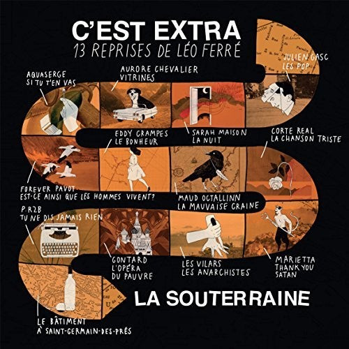Various Artists C'est Extra 13 Reprises De Leo Ferre / Various - Double Record Album - Vinyl LP