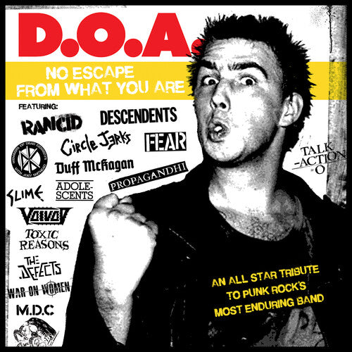 Various Artists DOA - No Escape From What You Are (Various Artists) Red - Record Album - Vinyl LP