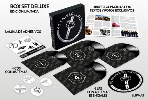 Various Artists Dro: 40 Aniversario / Various - Box 4LP + 4CD + Book + Slipmat + Stickers - Record Album - Vinyl LP