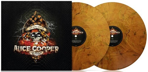 Various Artists Many Faces Of Alice Cooper (Ltd Double Gatefold 180gm Amber MarbleVinyl) - Double Record Album - Vinyl LP