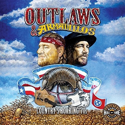 Various Artists Outlaws & Armadillos: Country's Roaring '70s - Record Album - Vinyl LP