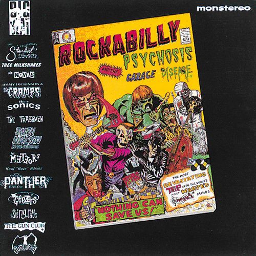 Various Artists Rockabilly Psychosis and The Garage Disease - Record Album - Vinyl LP