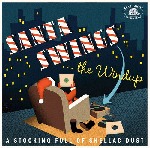 Various Artists Santa Swings...The Windup: A Stocking Full Of Shellac Dust (Various Artists) - Record Album - Vinyl LP