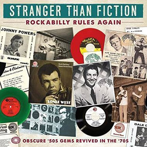 Various Artists Stranger Than Fiction: Rockabilly - Double Record Album - Vinyl LP