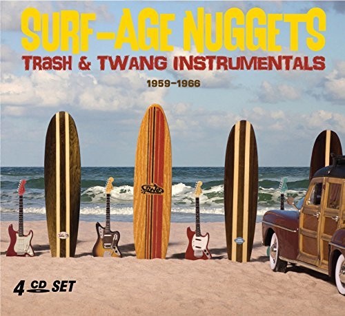 Various Artists Surf-age Nuggets - 4-Disc CD Album