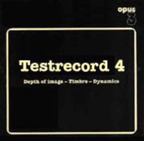 Various Artists Testrecord 4: Depth Of Image - Record Album - Vinyl LP