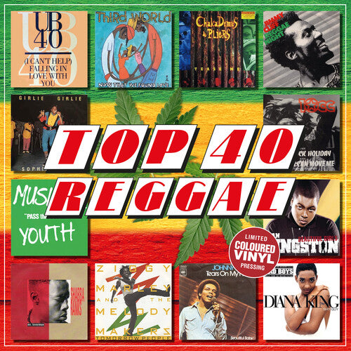 Various Artists Top 40 Reggae / Various - Record Album - Vinyl LP