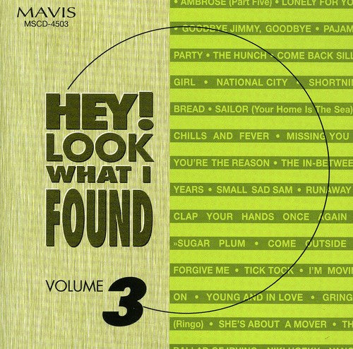 Various Artists Vol. 3-Hey! Look What I Found - CD Album