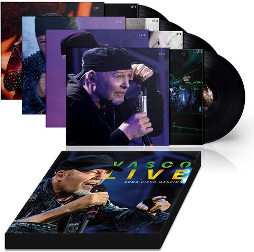 Vasco Rossi Vasco Live Roma Circo Massimo - 4-Disc Record Album - Vinyl LP
