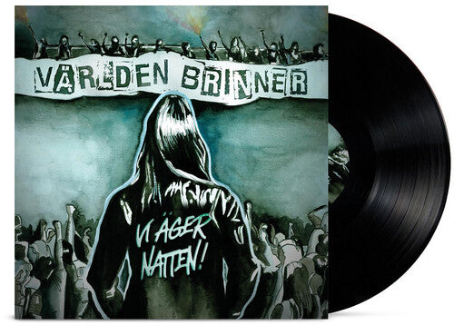 Vdrlden Brinner Vi Ager Natten (Svart) - Record Album - Vinyl LP
