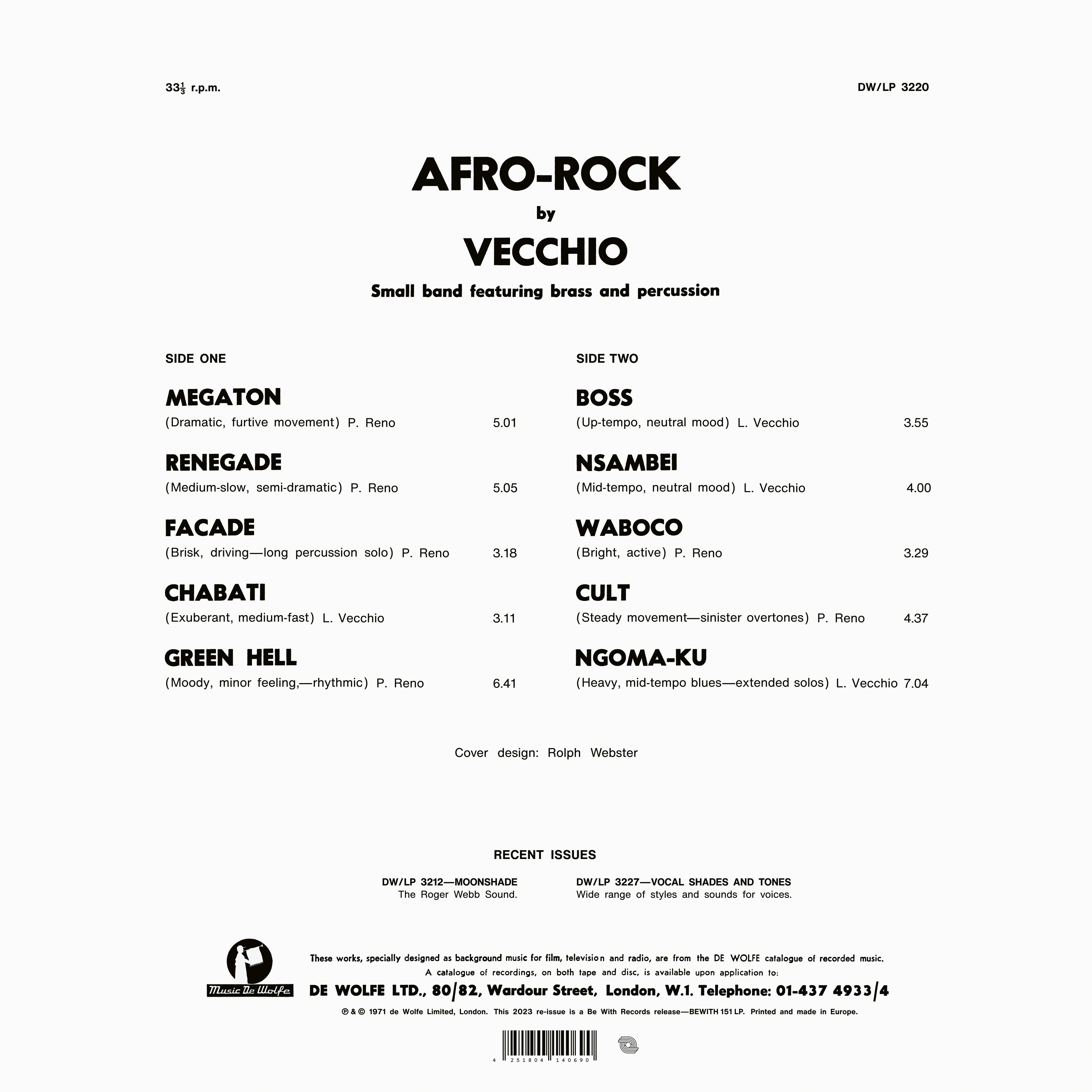 VECCHIO Afro-Rock