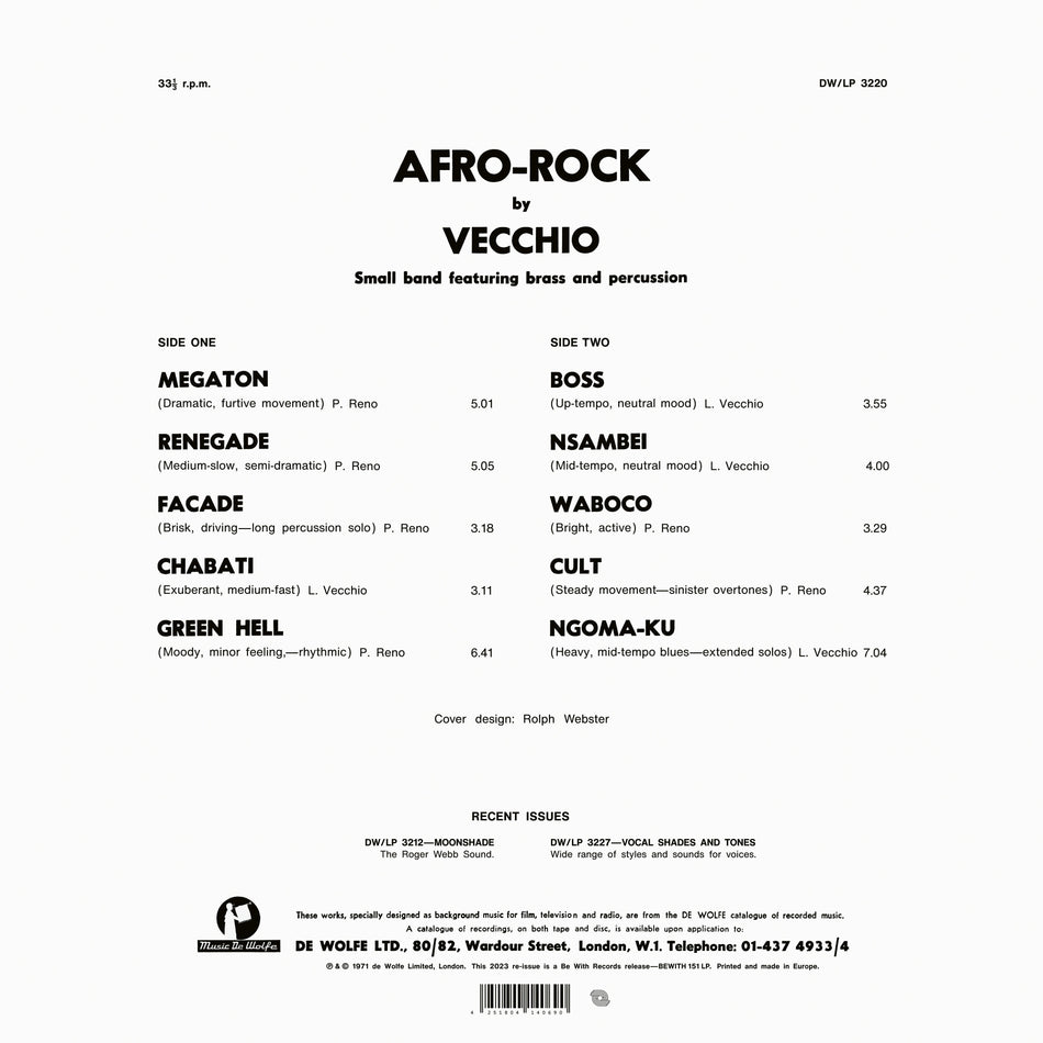 VECCHIO Afro-Rock