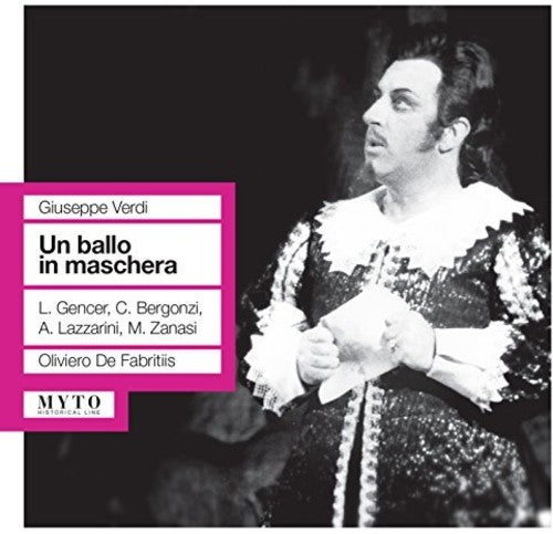 Verdi / Gencer / Bergonzi / Lazzarini / Fabritis Un Ballo in Maschera - 2-Disc CD Album