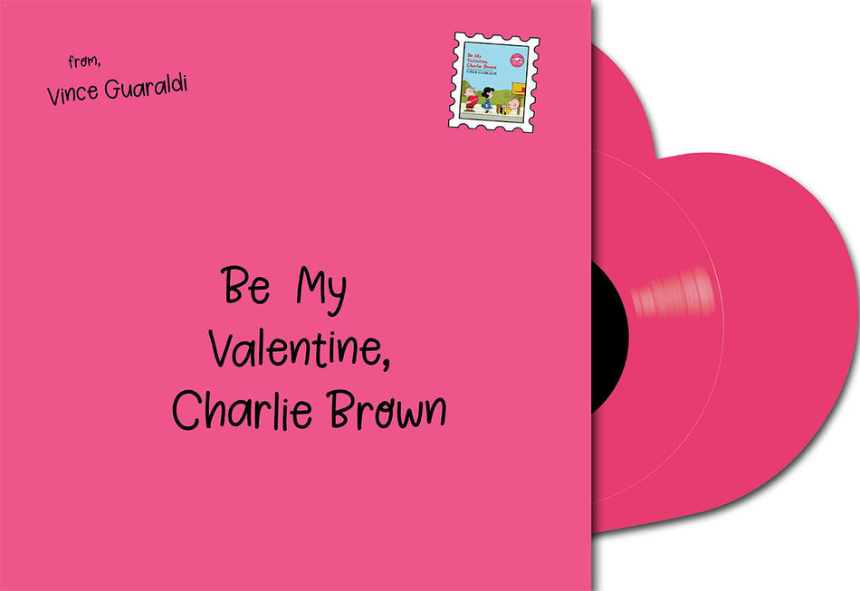 Vince Guaraldi Be My Valentine, Charlie Brown (Indie Exclusive) [Pink Heart Shaped Vinyl]