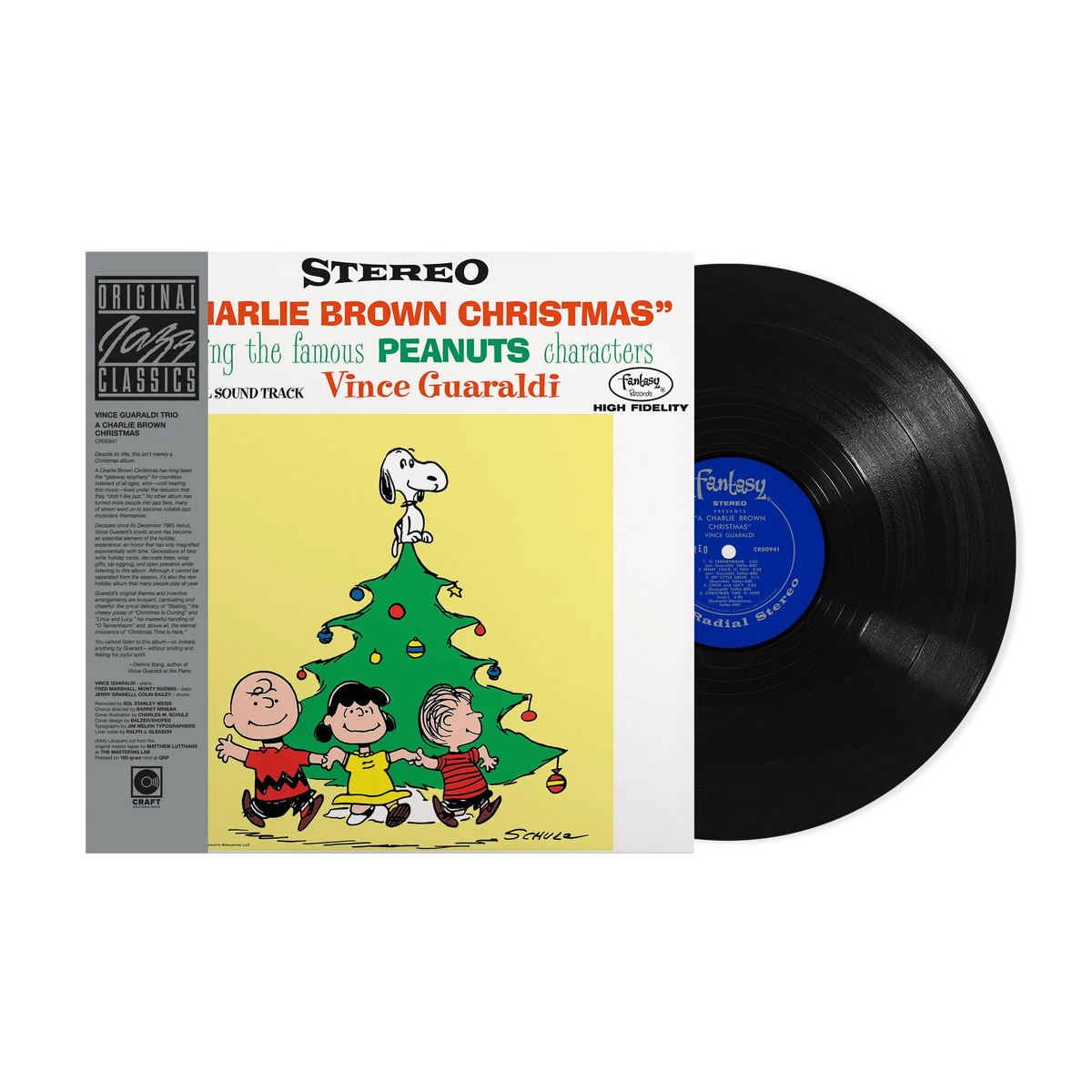 Vince Guaraldi Trio A Charlie Brown Christmas (Original Jazz Classics Series) [180G LP]