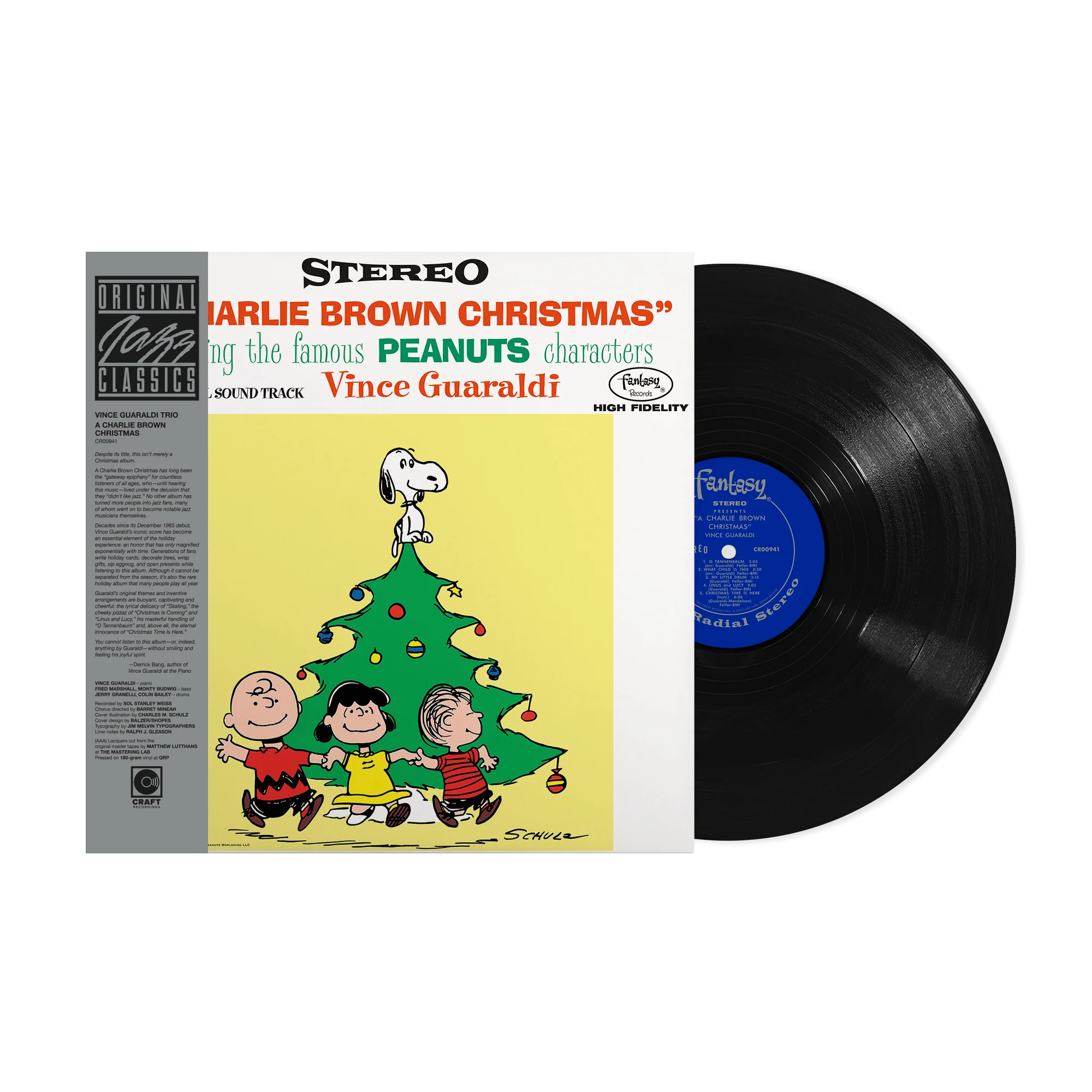 Vince Guaraldi Trio A Charlie Brown Christmas (Original Jazz Classics Series) [180G LP]