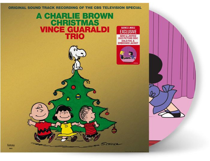 Vince Guaraldi Trio A Charlie Brown Christmas (Original TV Soundtrack) (Limited Edition, Gold Foil Cover, Picture Disc Vinyl)