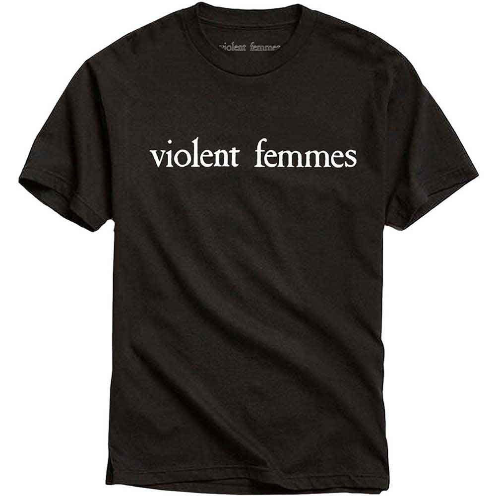 Violent Femmes White Vintage Logo Black