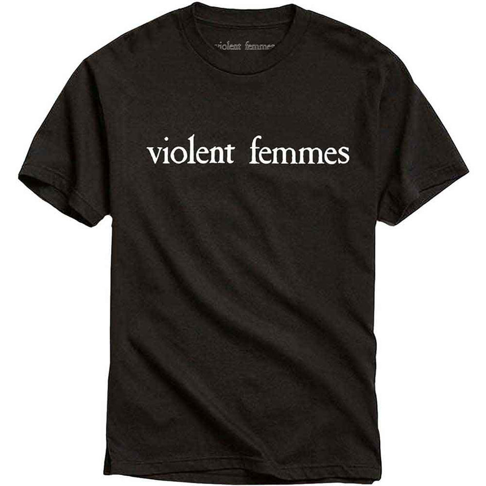 Violent Femmes White Vintage Logo Black