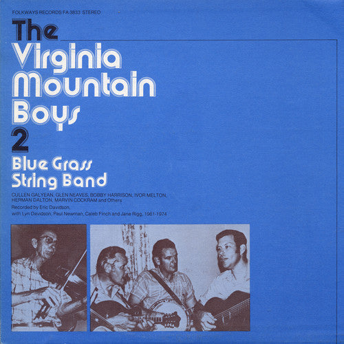 Virginia Mountain Boys Virginia Mountain Boys 2: Bluegrass String Band - CD Album