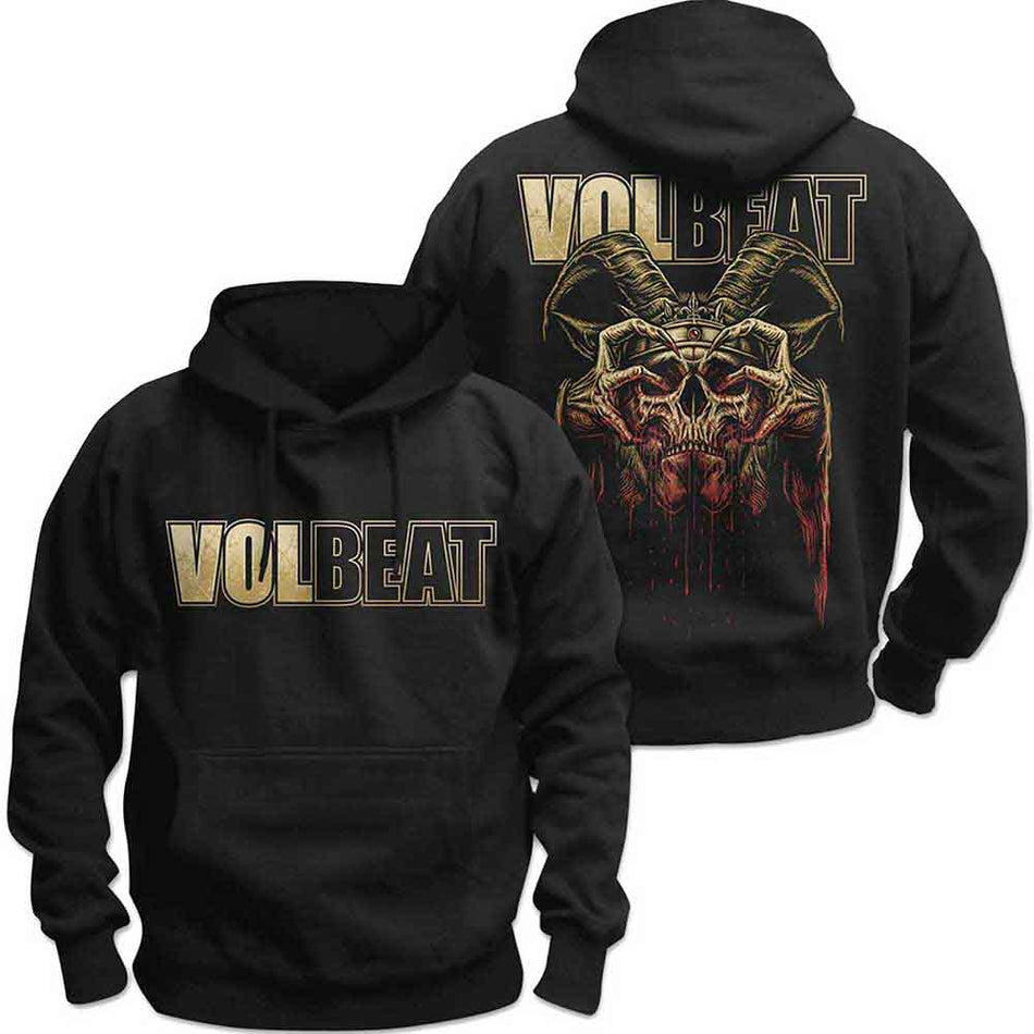 Volbeat Bleeding Crown Skull Black