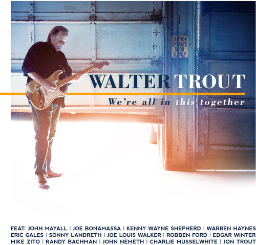 Walter Trout We're All In This Together - Blue - Double Record Album - Vinyl LP