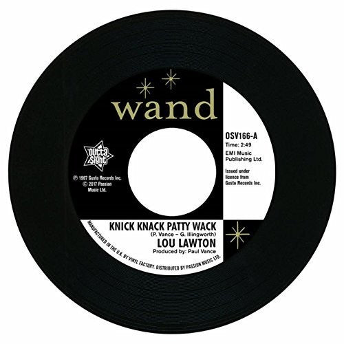 Walton, Lou / Wilson, Walter Knick Knack Paddy Wack / Love Keeps Me Crying - Record Album - Vinyl LP