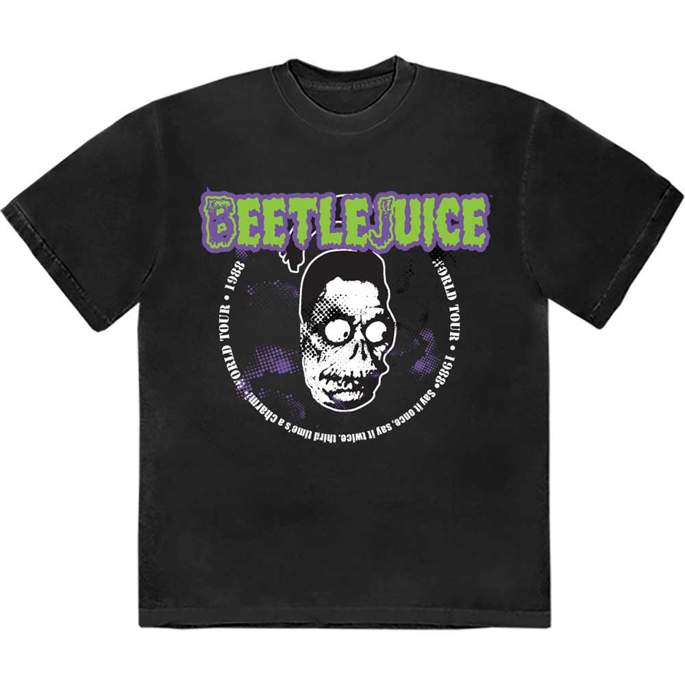 Warner Bros Beetlejuice 1988 World Tour Black