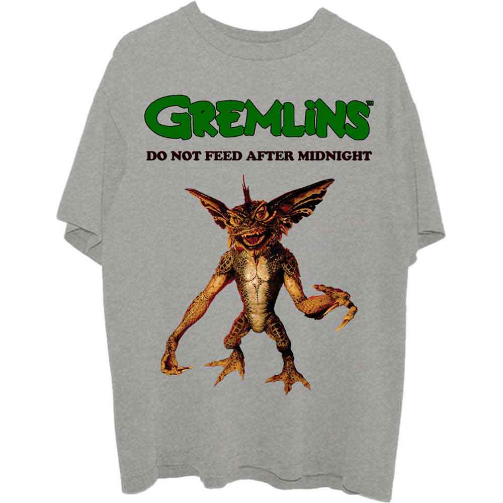 Warner Bros Gremlins Stripe Do Not Feed Grey