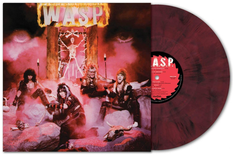 W.A.S.P. W.A.S.P.: 40th Anniversary Edition (Half Speed Mastered, Red & Black Marbled Colored Vinyl)