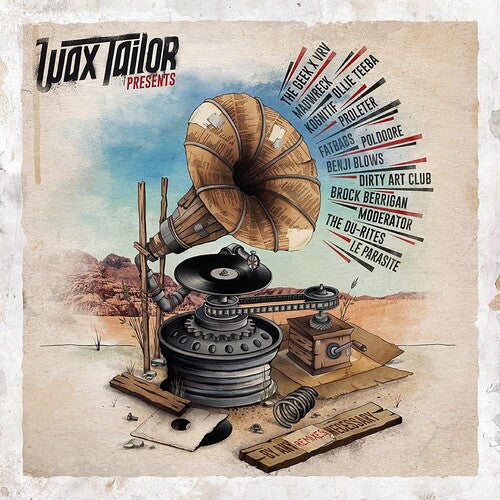 Wax Tailor By Any Remixes Necessary - Record Album - Vinyl LP