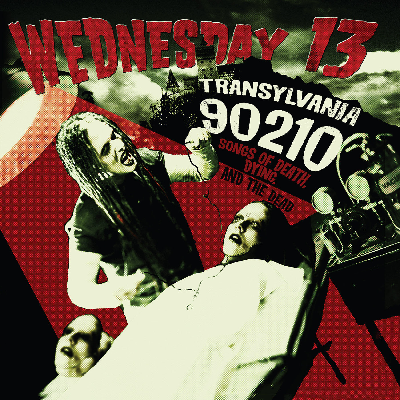 Wednesday 13 Transylvania 90210—Songs Of Death, Dying, And The Dead - Remastered (Neon Green Vinyl)