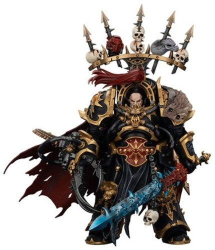 Wh40K Black Legion Abaddon the Despoiler Fig Warhammer 40K - Black Legion: Abaddon the Despoiler with Drach'nyen & the Talon of Horus 1/18 Action Figure - Action Figure