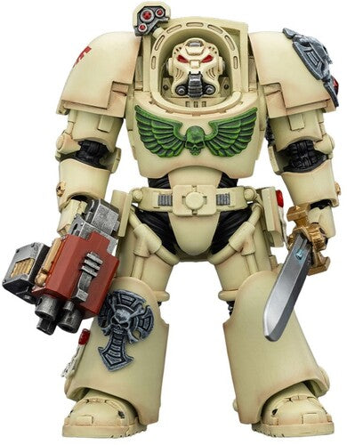 Wh40K Dark Angels Dw Term 1 with Power Sword Fig Warhammer 40K - Dark Angels: Deathwing Terminator 1 with Power Sword & Storm Bolter 1/18 Action Figure - Action Figure