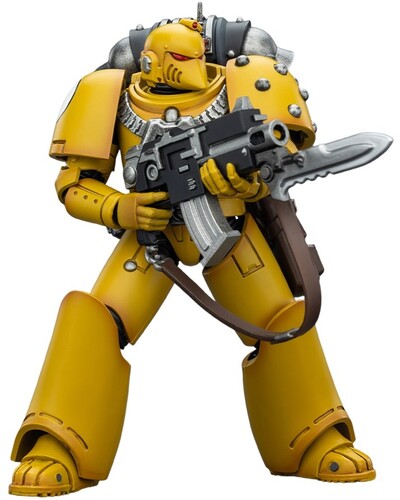 Wh40K Imperial Fists Mkvi Legionary Action Figure Warhammer 40K: The Horus Heresy - Imperial Fists: MKVI Tactical Legionary 1/18 Action Figure - Action Figure
