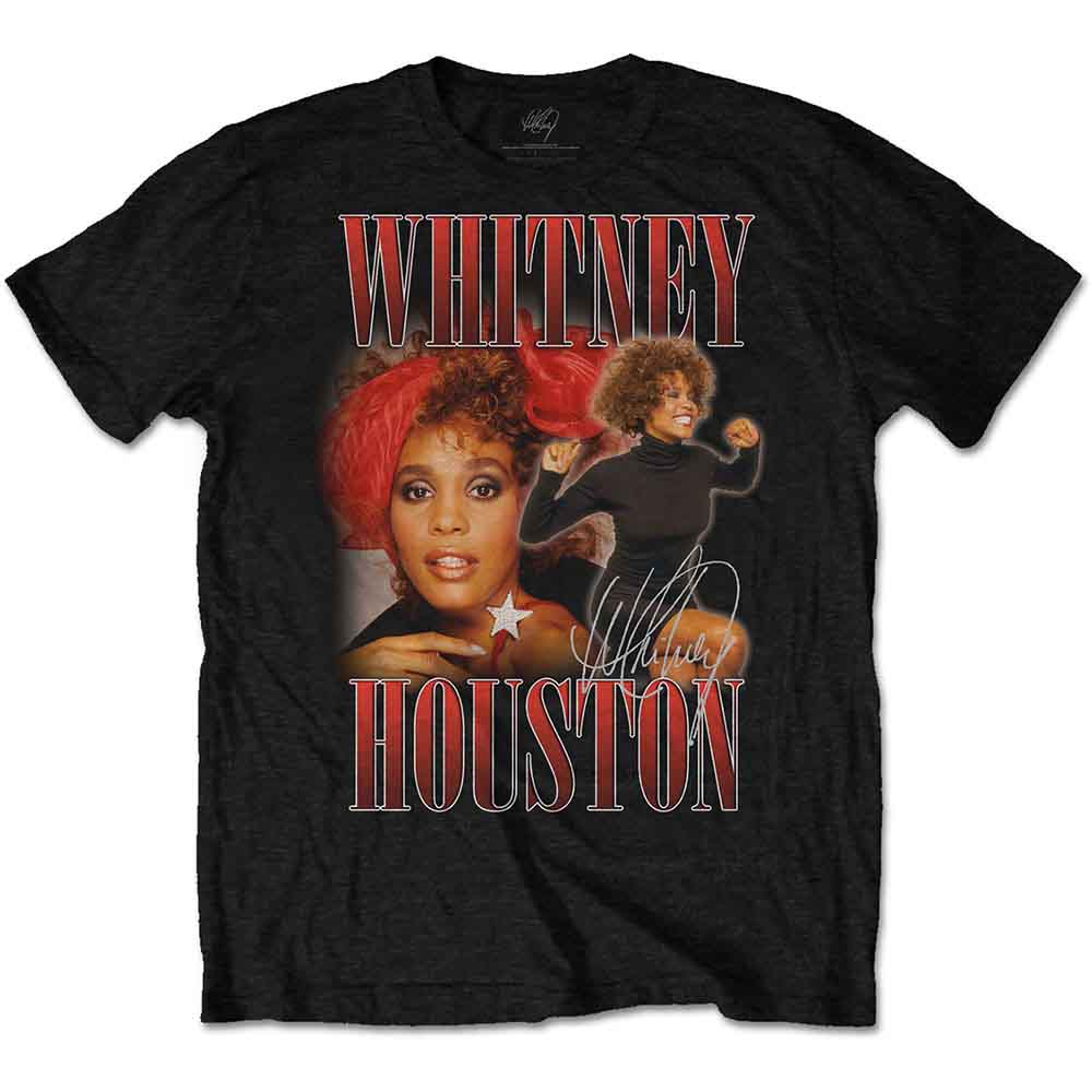Whitney Houston 90s Homage Black