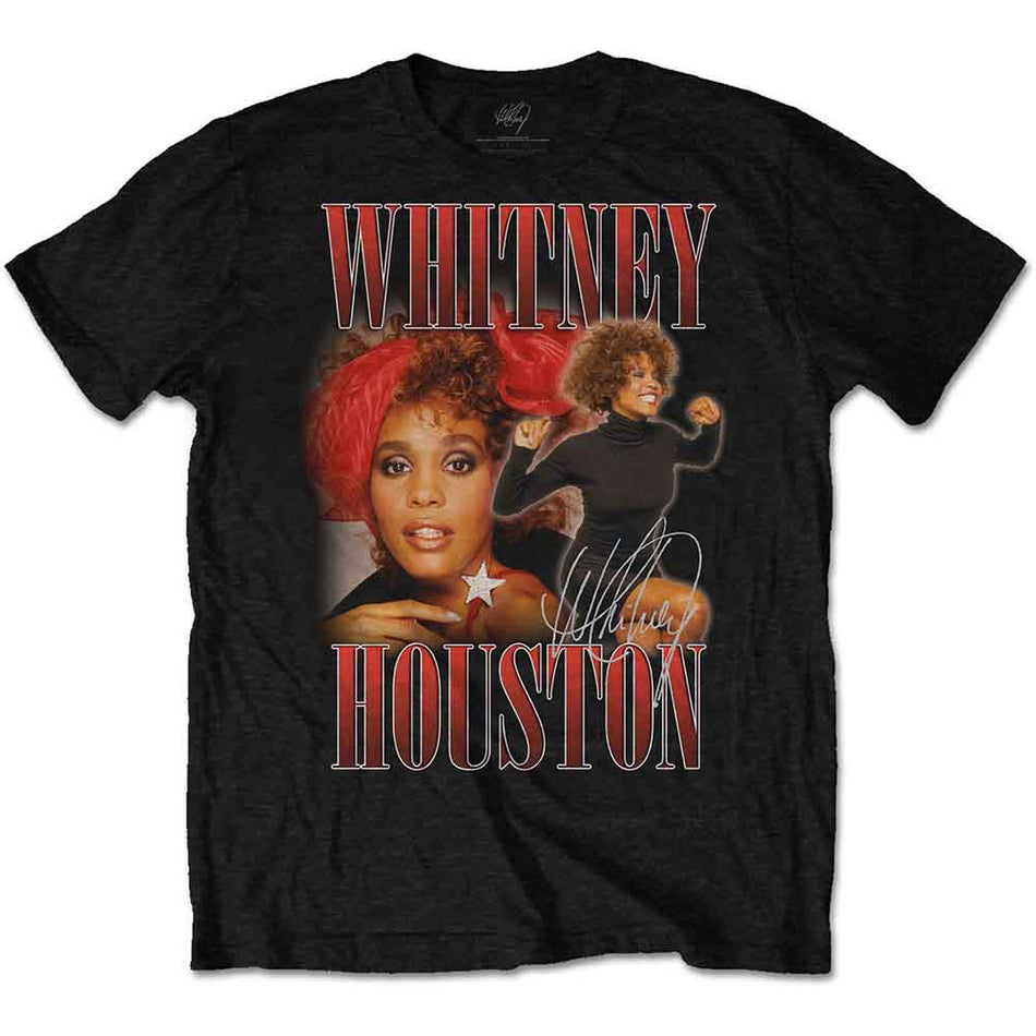 Whitney Houston 90s Homage Black